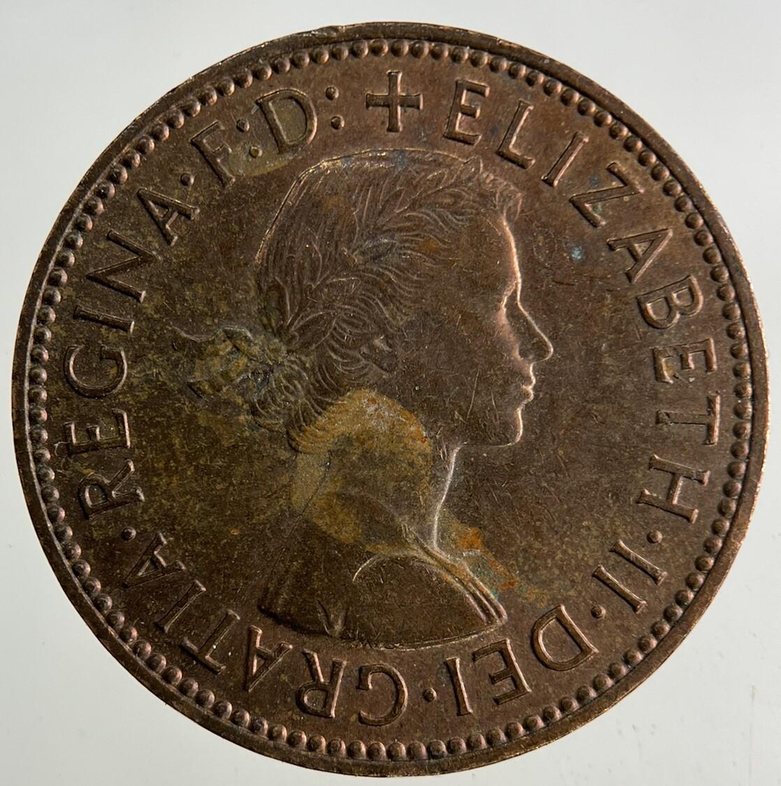 1965 Elizabeth II 2nd Half-Penny Coin | Fine Collectable Grade