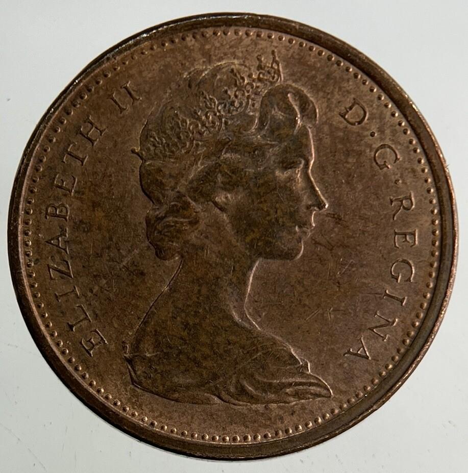 1965 Canada 1 Cent Coin | Very High Grade