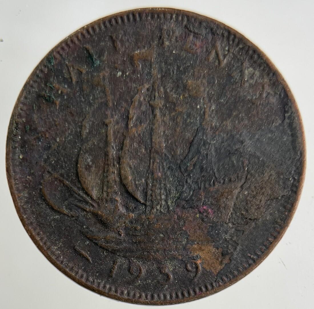 1959 George VI Half-Penny Coin | Collectable Grade