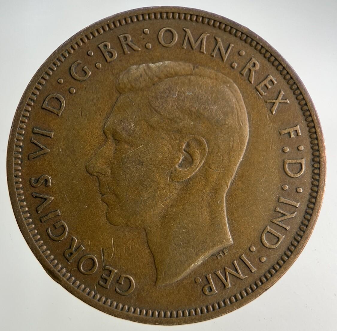 1939 George VI One Penny Coin | Fine Collectable Grade