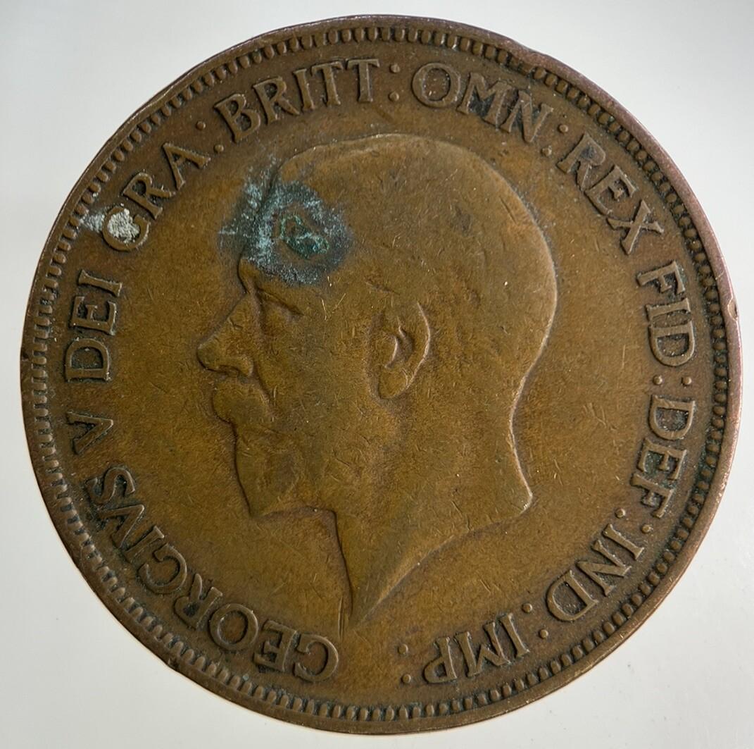 1930 George V One Penny Coin | Collectable Grade