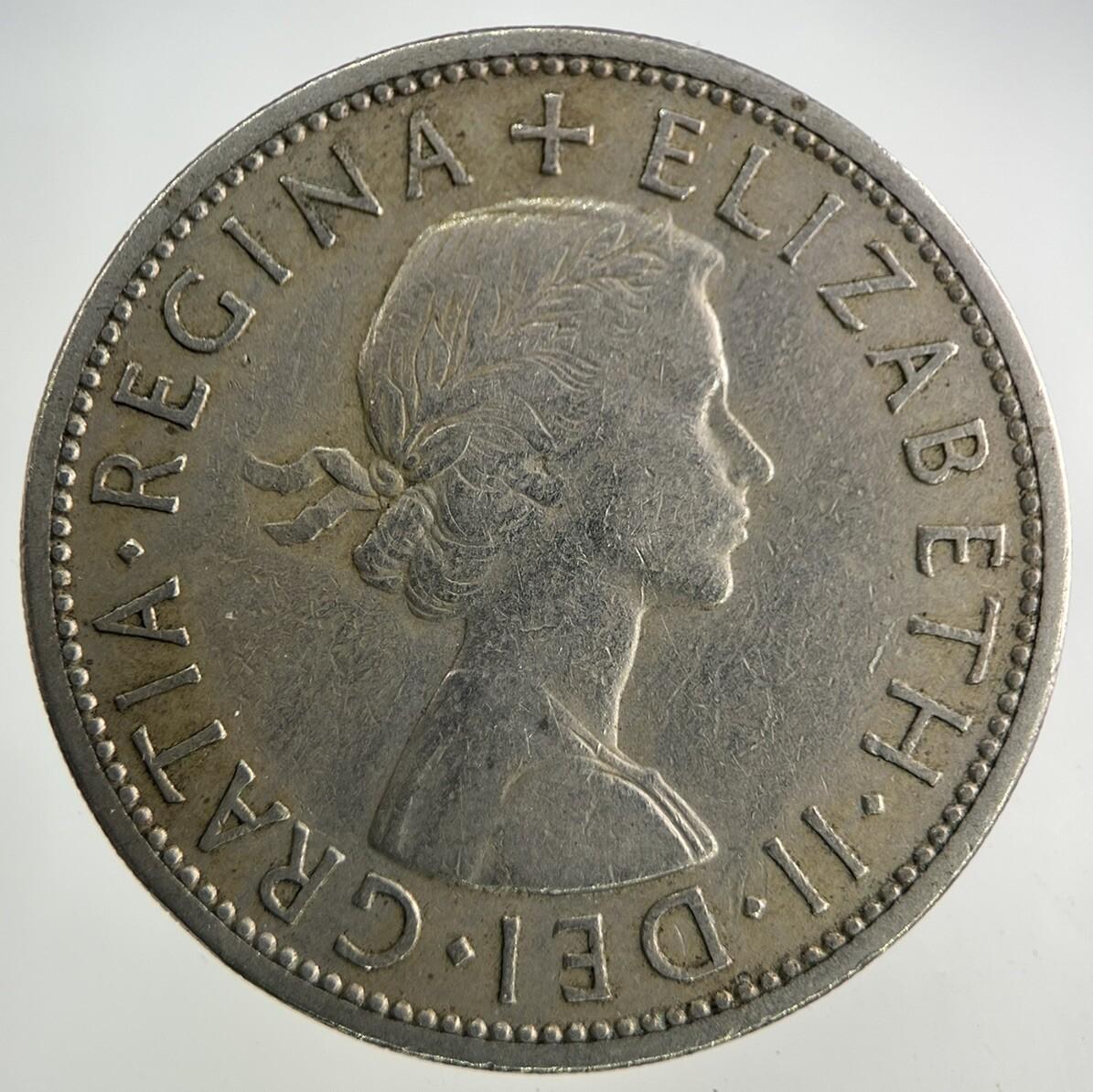 1957 Elizabeth II 2nd Half-Crown Coin | Fine Collectable Grade