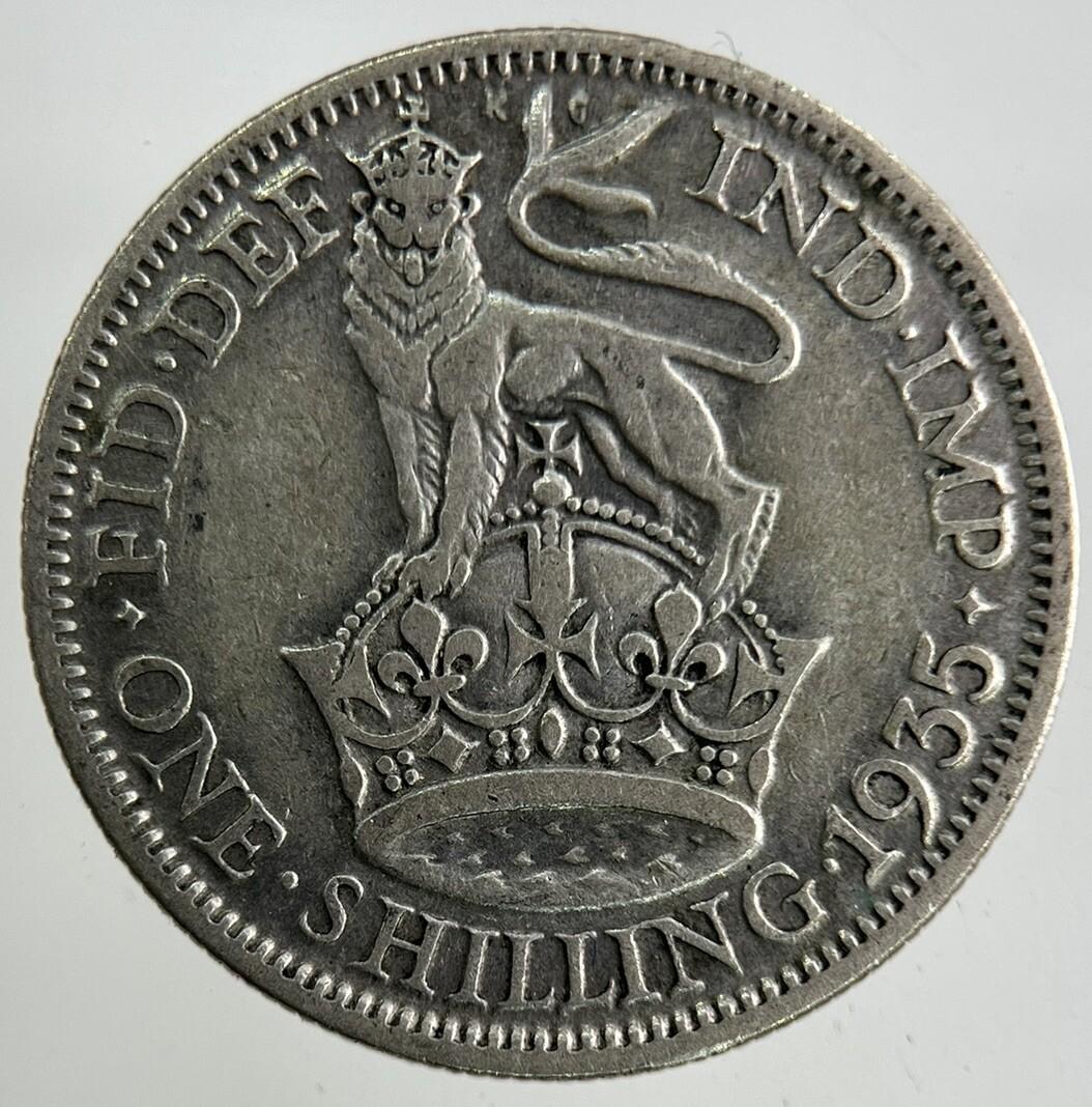 1935 George V Shilling Silver Coin | Collectable Grade