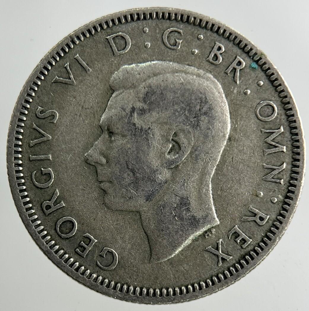 1944 George VI Shilling Silver Coin | Fine Collectable Grade