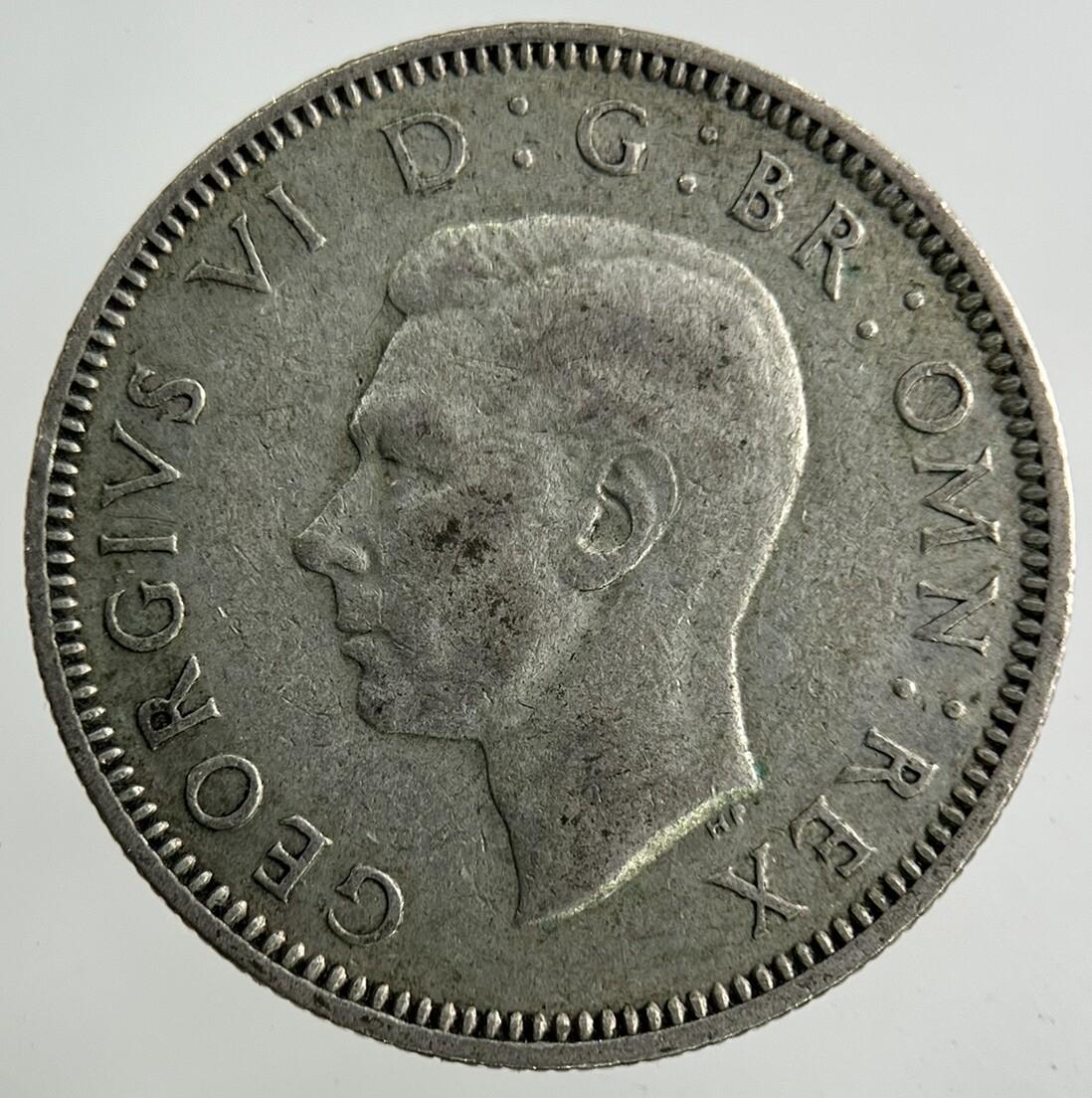 1942 George VI Shilling Silver Coin | Fine Collectable Grade