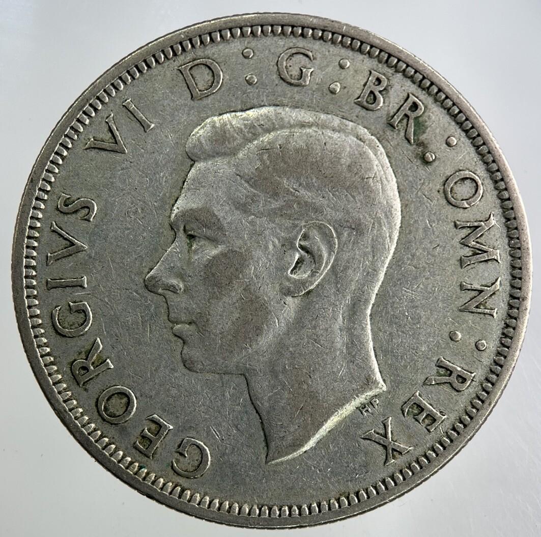 1945 George VI Half-Crown Silver Coin | Fine Collectable Grade