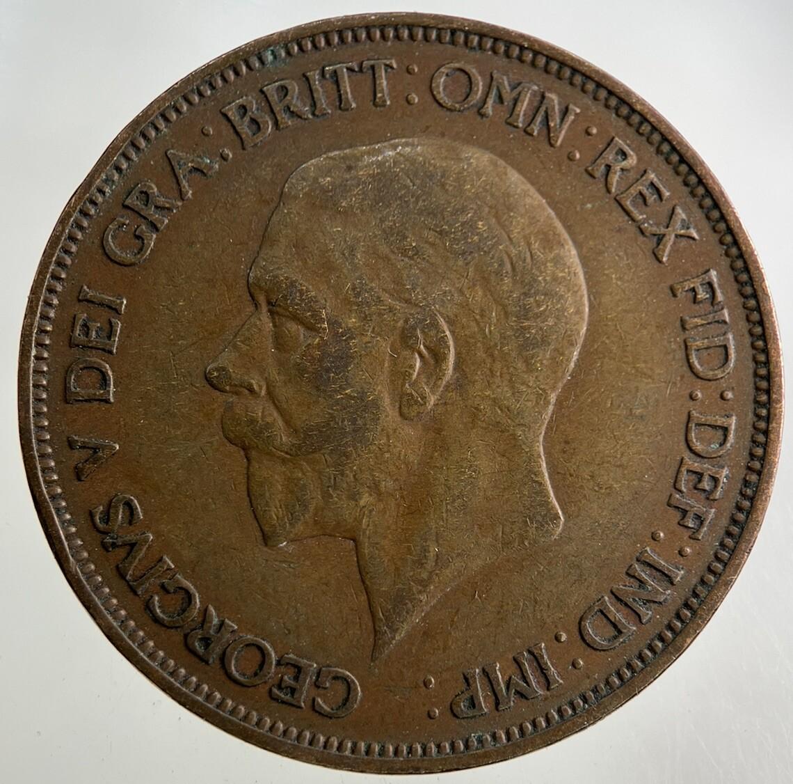 1936 George V One Penny Coin | Fine Collectable Grade