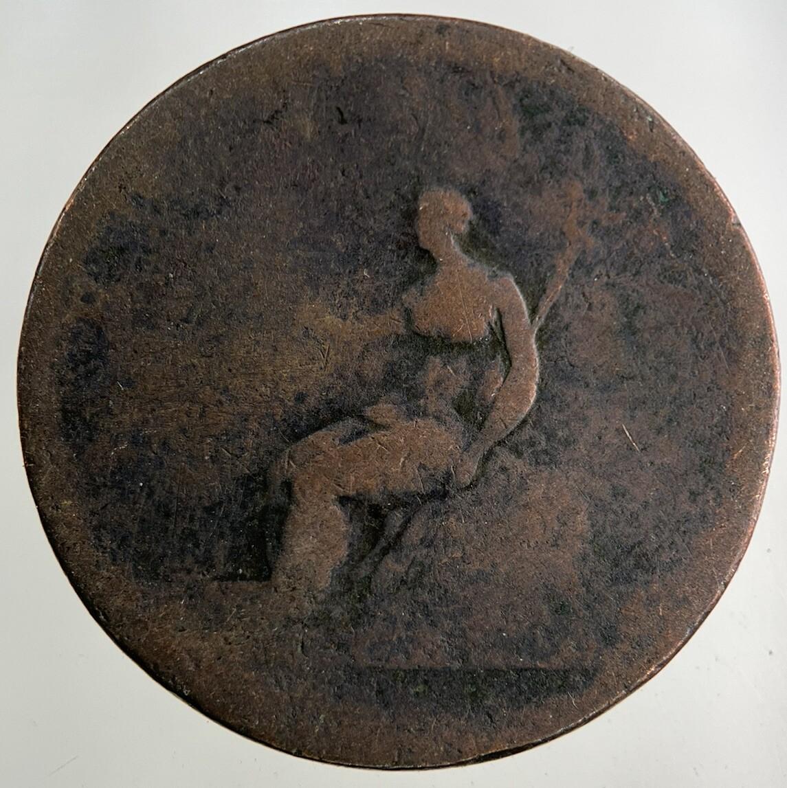 British George III 3rd Half-Penny Coin | Fair Grade