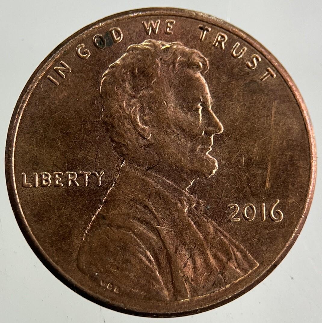 2016 US USA Lincoln One Cent Coin | Fine Collectable Grade
