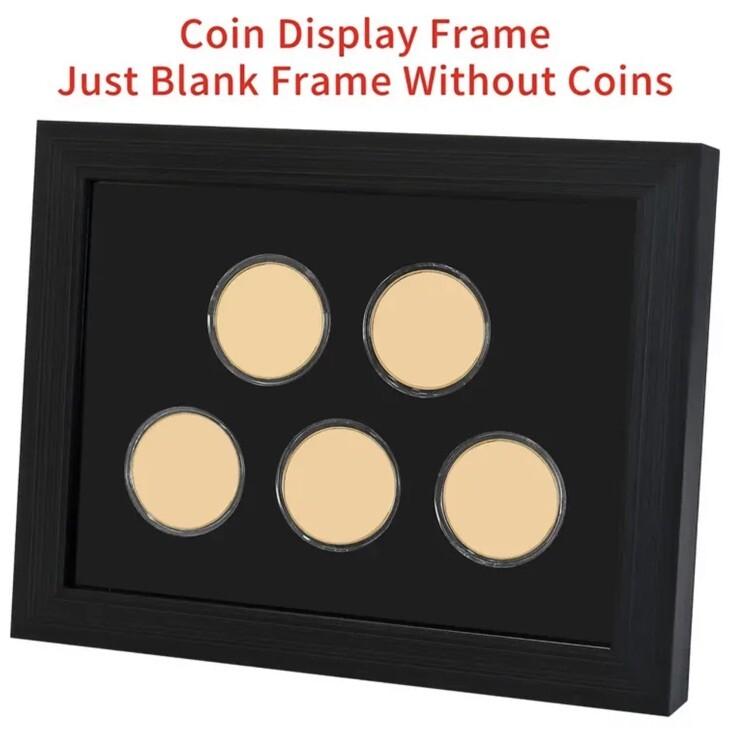 1 x Coin / Medal Protective Display Frame Stand For 1oz Silver or Gold Coins