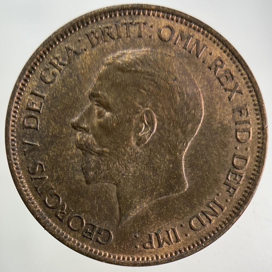 1936 George V One Penny Coin | Very Fine Grade