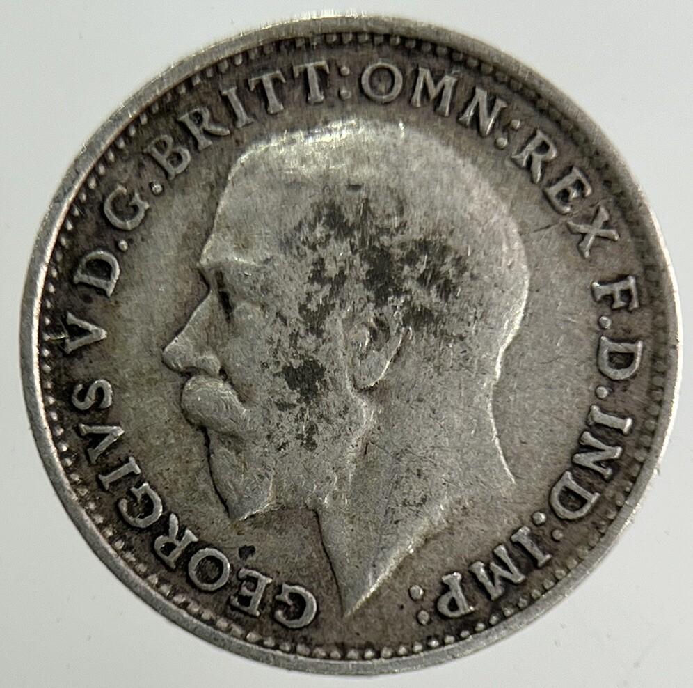 1919 George V Threepence Silver Coin | Fine Collectable Grade