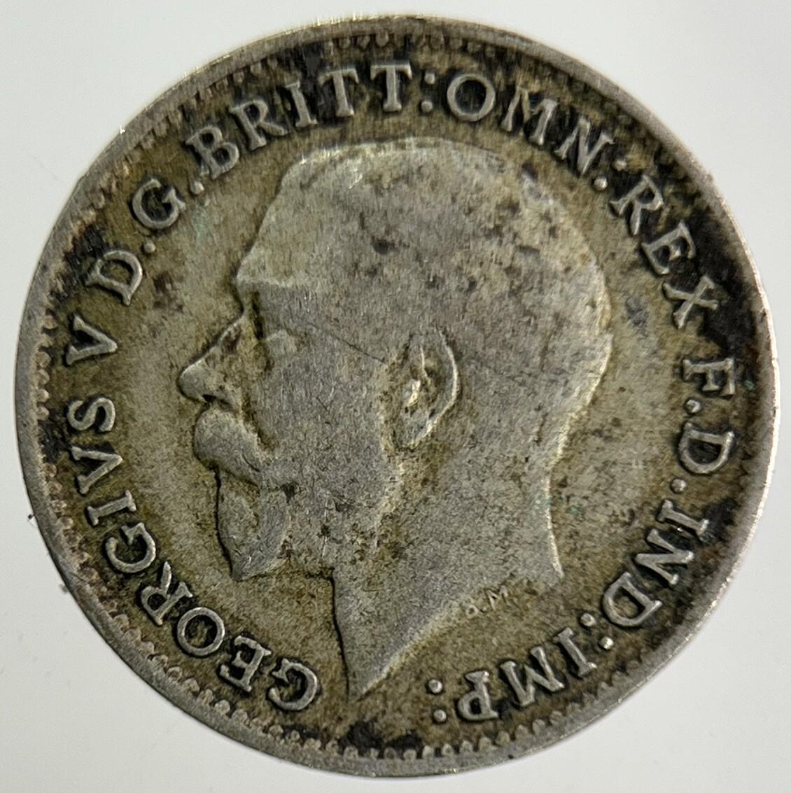 1921 George V Threepence Silver Coin | Fine Collectable Grade