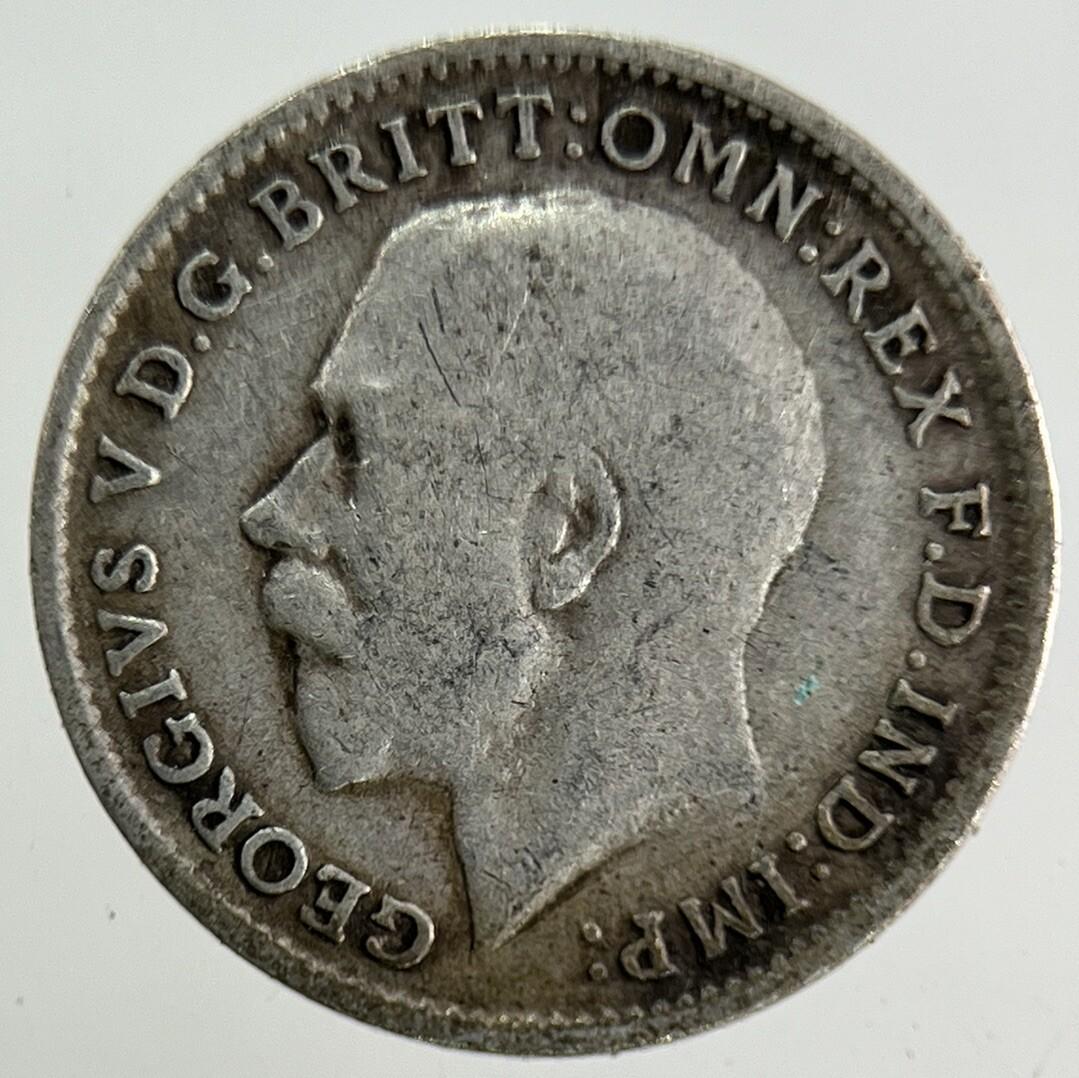 1917 George V Threepence Silver Coin | Fine Collectable Grade
