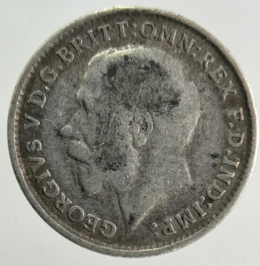 1920 George V Threepence Silver Coin | Fine Collectable Grade