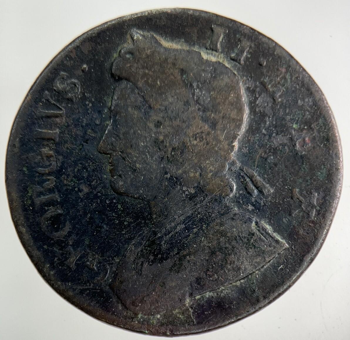 1737 George II 2nd Half-Penny Coin | Collectable Grade