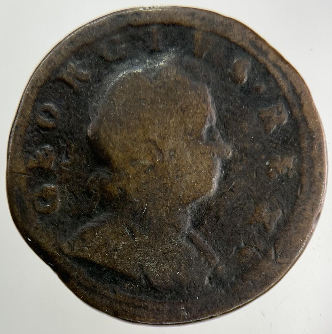 1724 George I 1st Half-Penny Coin | Collectable Grade