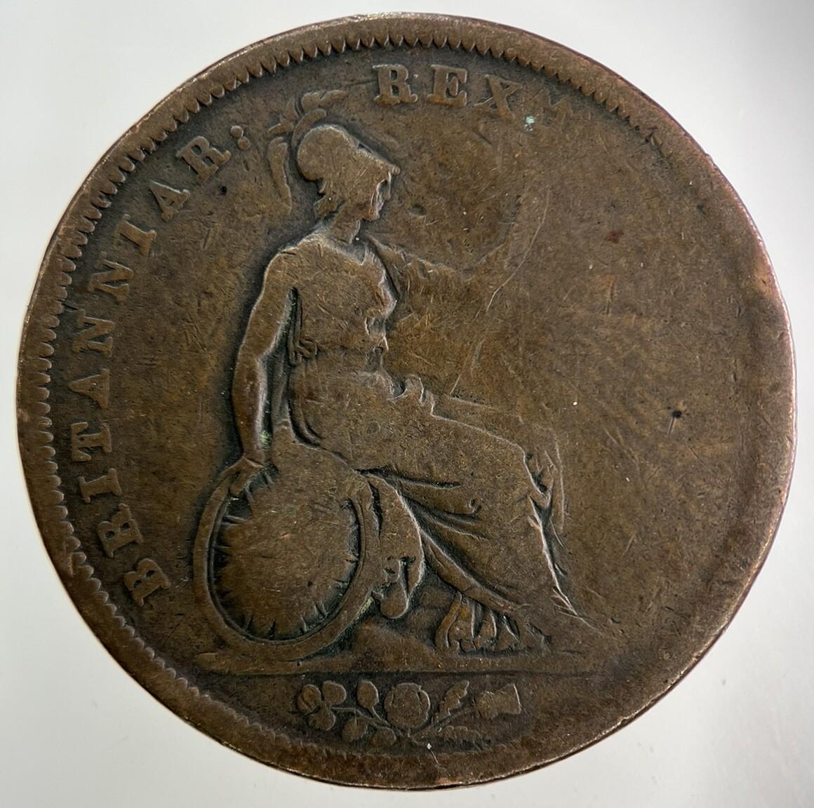1826 George IV One Penny Coin | Collectable Grade