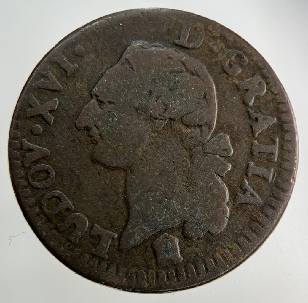 1784 France 1 Sol Coin | Collectable Grade