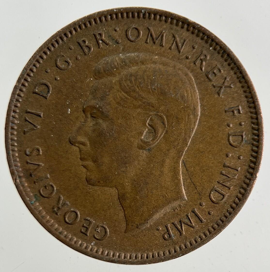 1945 George VI Farthing Coin | Fine Collectable Grade