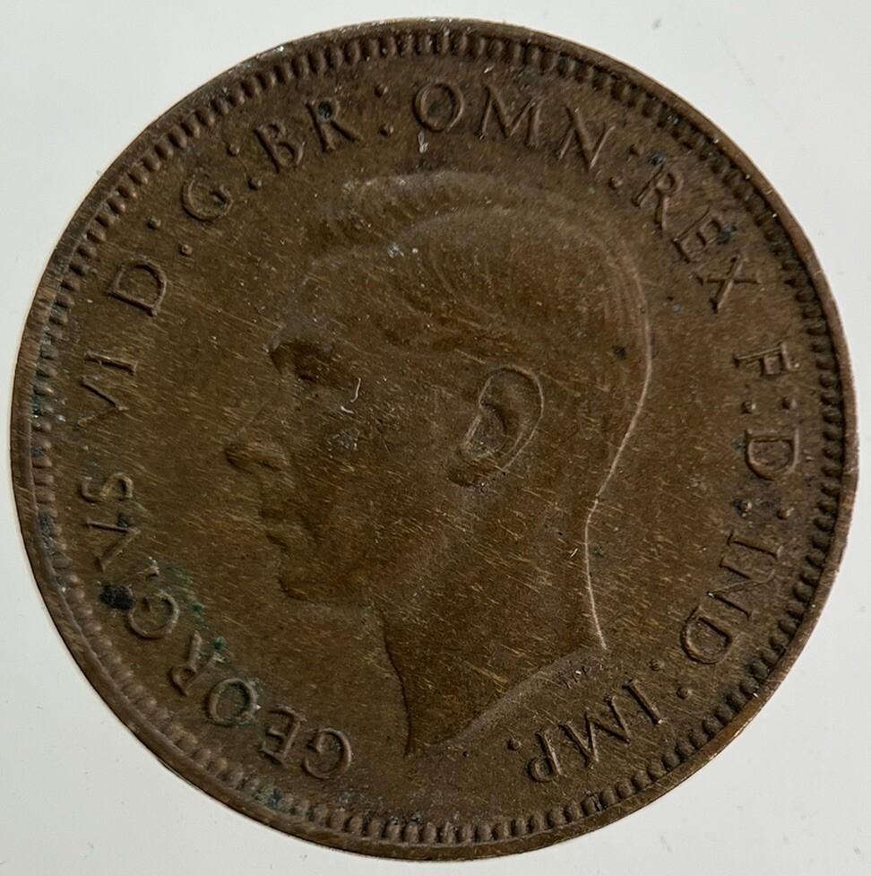 1945 George VI Farthing Coin | Fine Collectable Grade