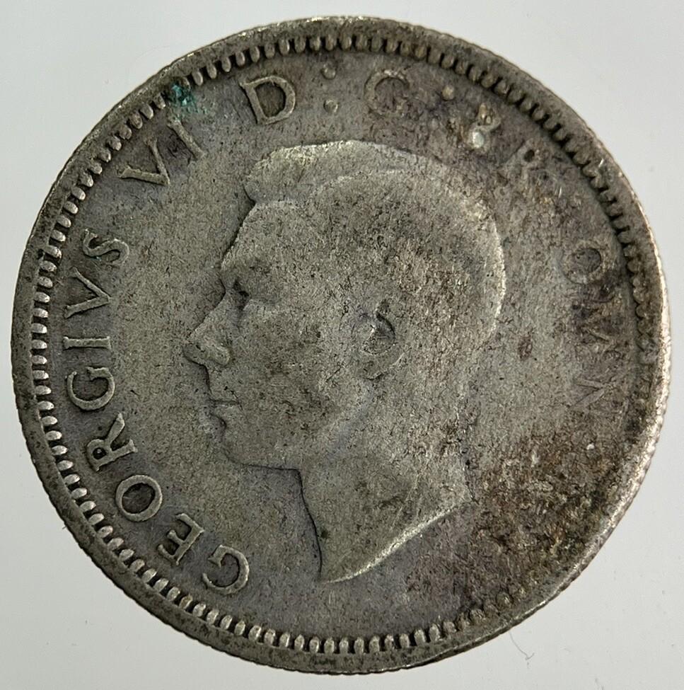 1946 George VI Sixpence Silver Coin | Fine Collectable Grade