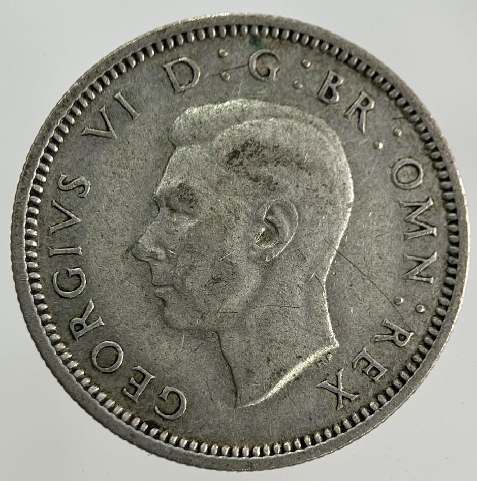 1946 George VI Sixpence Silver Coin | Fine Collectable Grade