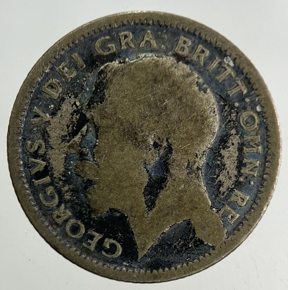 1925 George V Sixpence Silver Coin | Fair Grade