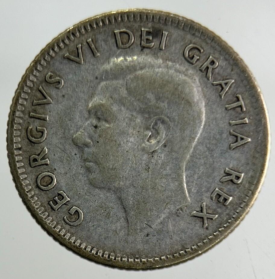 1949 Canada 10 Cents Silver Coin | Collectable Grade