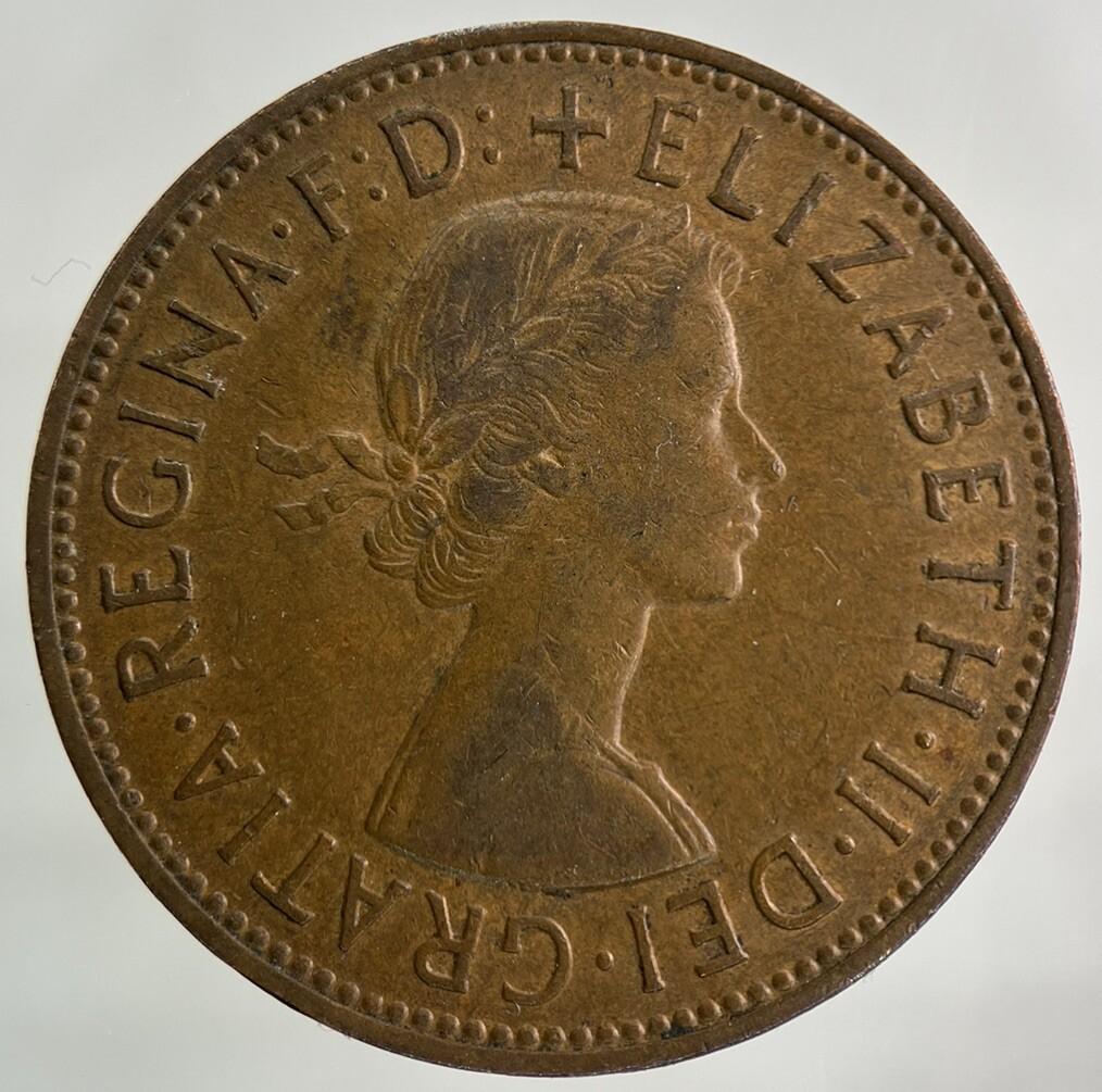 1962 Elizabeth II 2nd One Penny Coin | Fine Collectable Grade