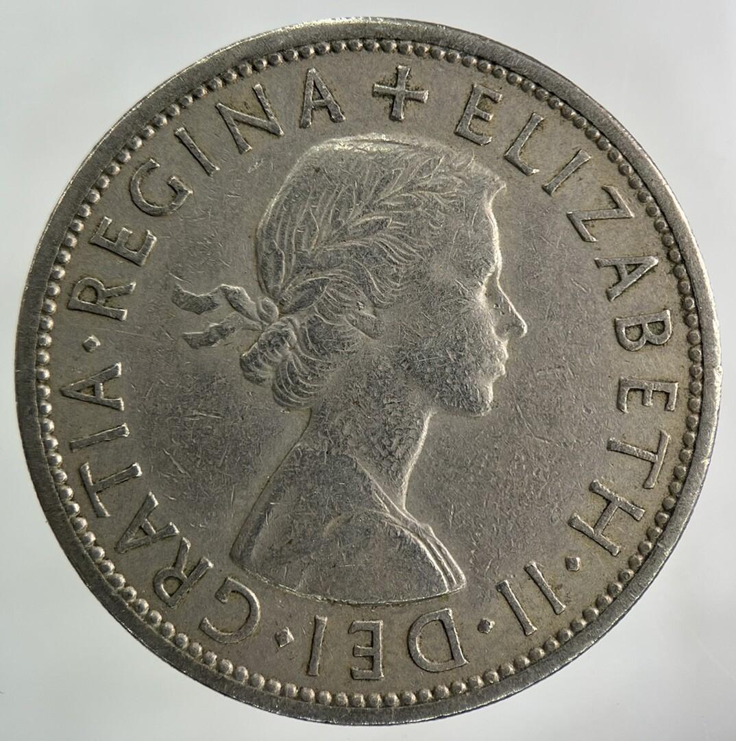 1957 Elizabeth II 2nd Half-Crown Coin | Fine Collectable Grade