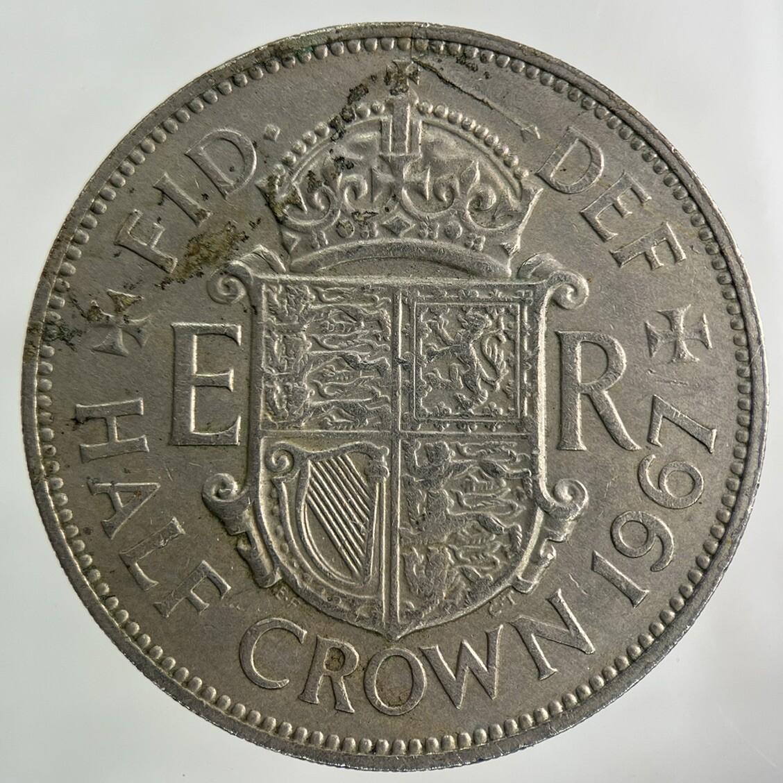 1967 Elizabeth II 2nd Half-Crown Coin | Fine Collectable Grade