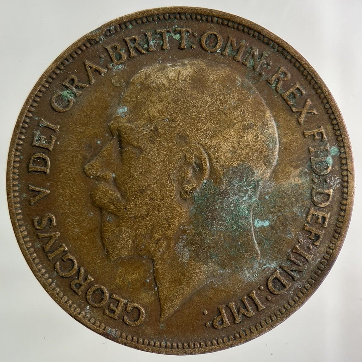 1916 George V One Penny Coin | Collectable Grade