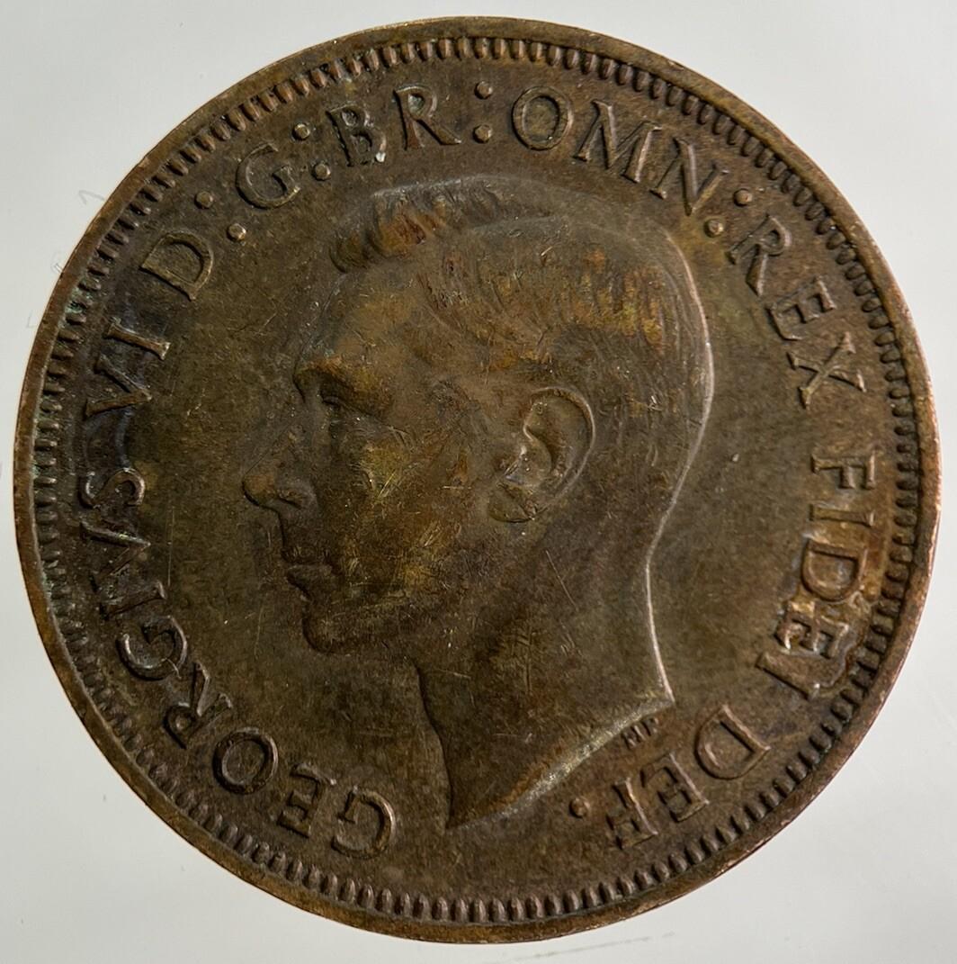 1951 George VI Half-Penny Coin | Fine Collectable Grade