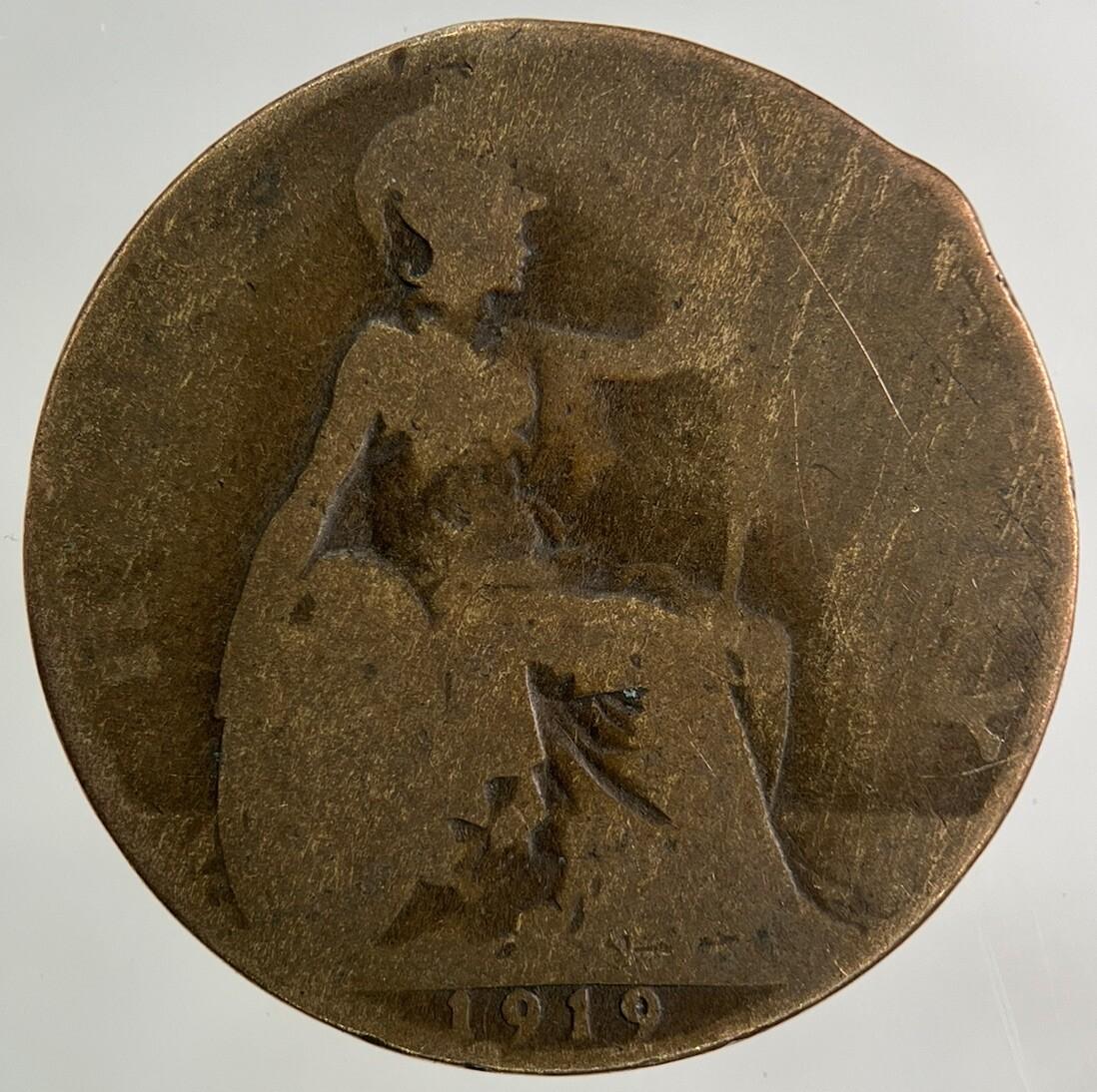 1919 George V Half-Penny Coin | Collectable Grade