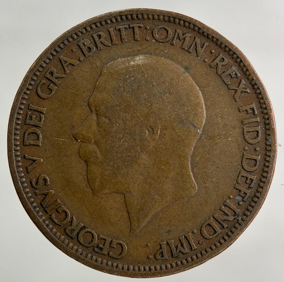 1928 George V Half-Penny Coin | Collectable Grade