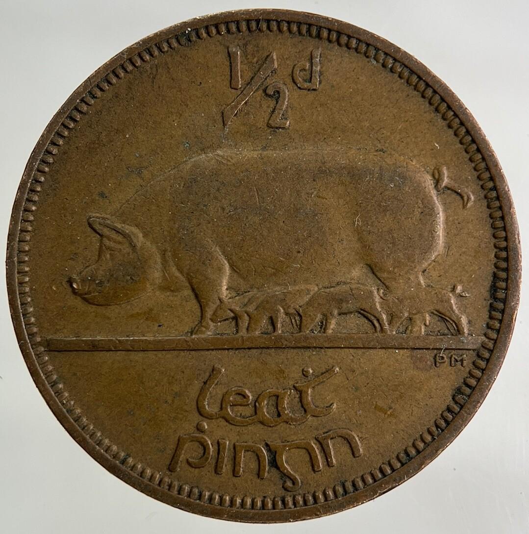 1942 Irish Half-Penny Coin | Fine Collectable Grade