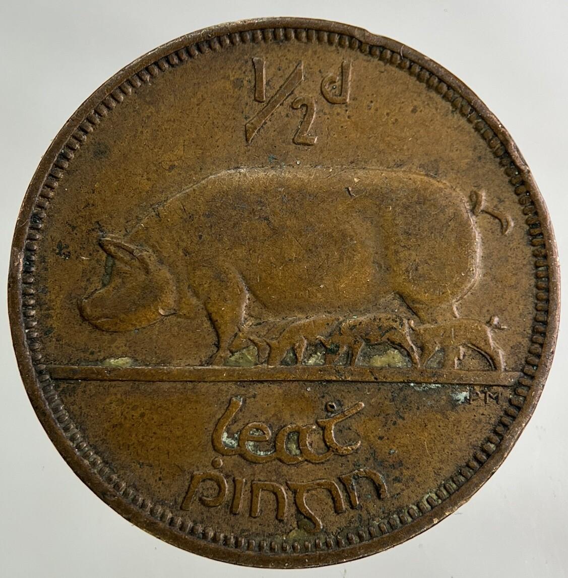 1942 Irish Half-Penny Coin | Fine Collectable Grade