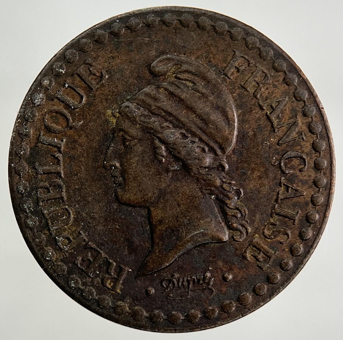 1851 France Un 1 Centime A Coin | Very High Grade