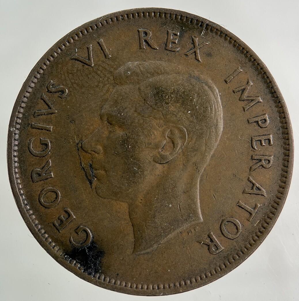 1937 South Africa One Penny Coin | Fine Collectable Grade