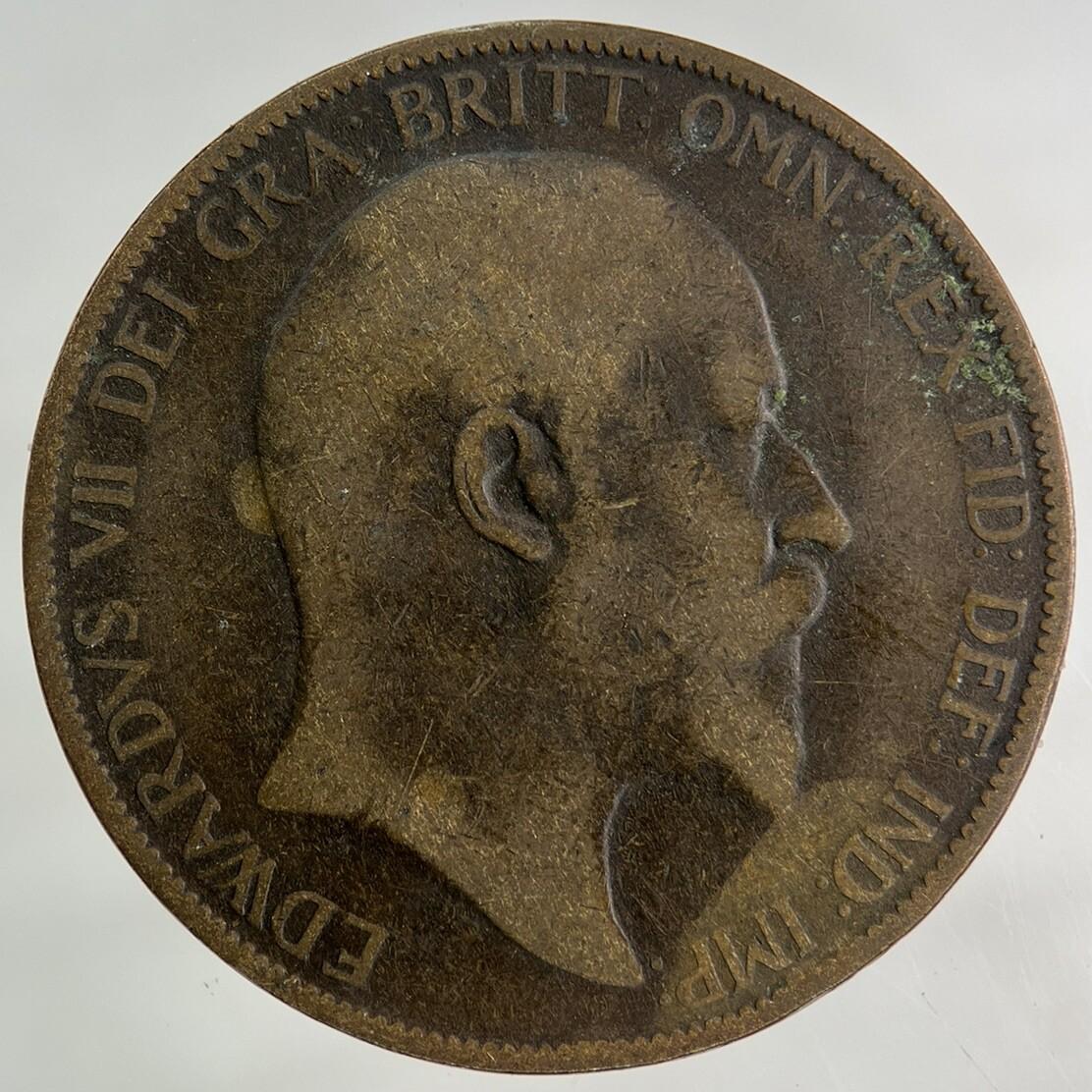 1902 Edward VII One Penny Coin | Collectable Grade