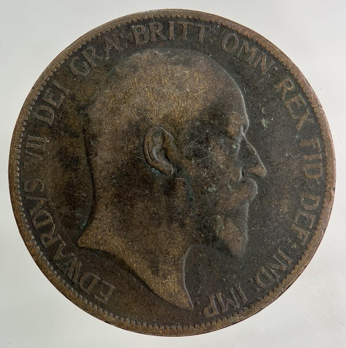 1902 Edward VII One Penny Coin | Collectable Grade