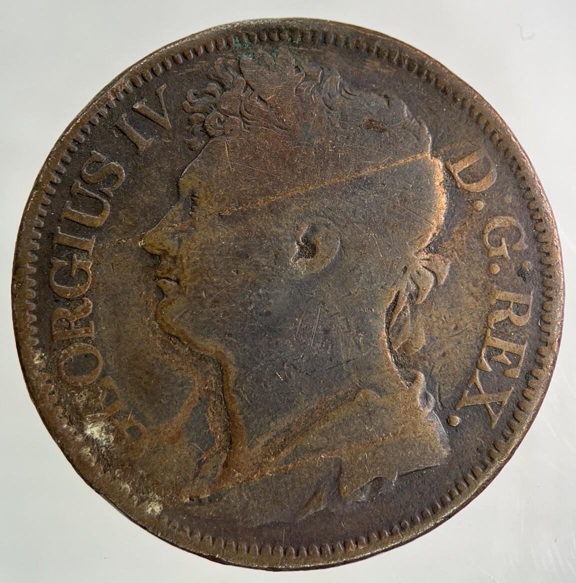 1823 Irish One Penny Coin | Collectable Grade