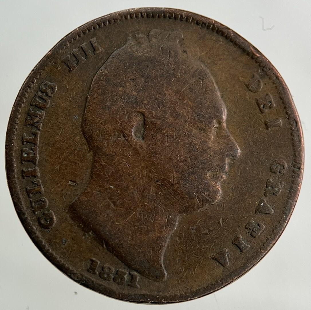 1831 William IV Farthing Coin | Collectable Grade
