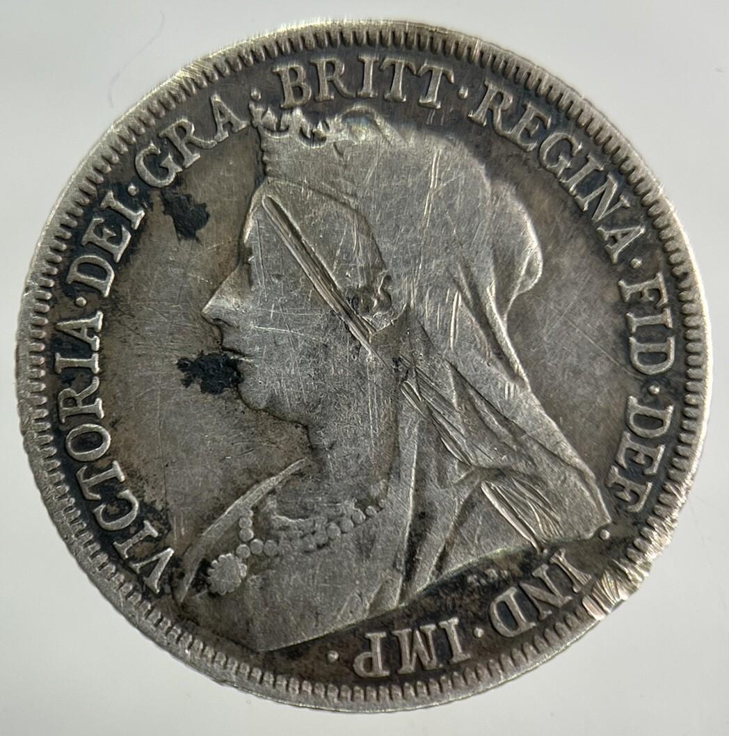 1896 Victoria Shilling Silver Coin | Fine Collectable Grade