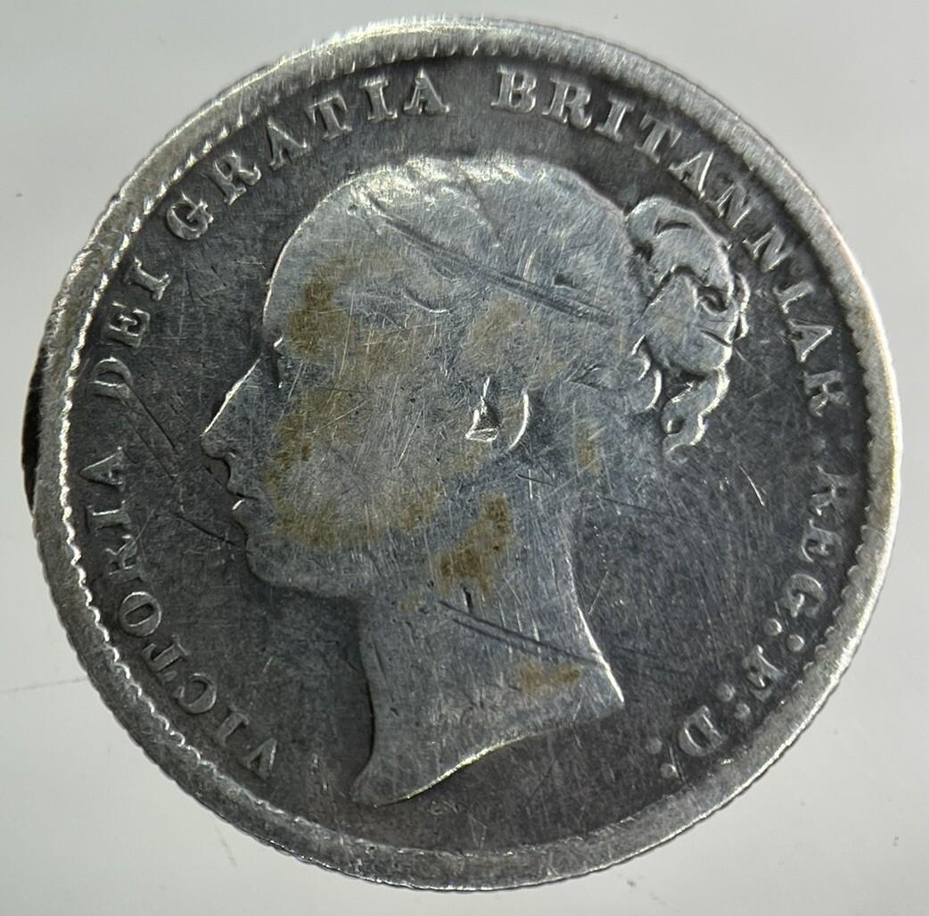 1885 Victoria Shilling Silver Coin | Collectable Grade