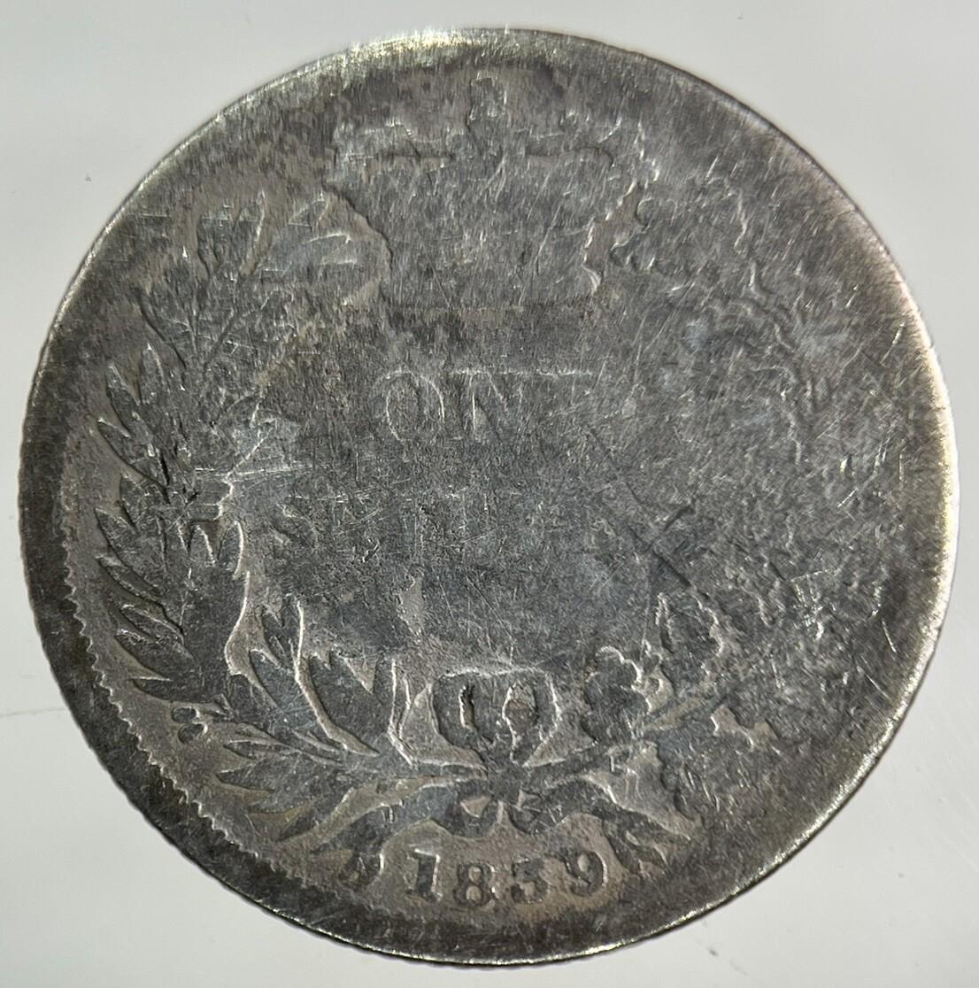 1839 Victoria Shilling Silver Coin | Collectable Grade