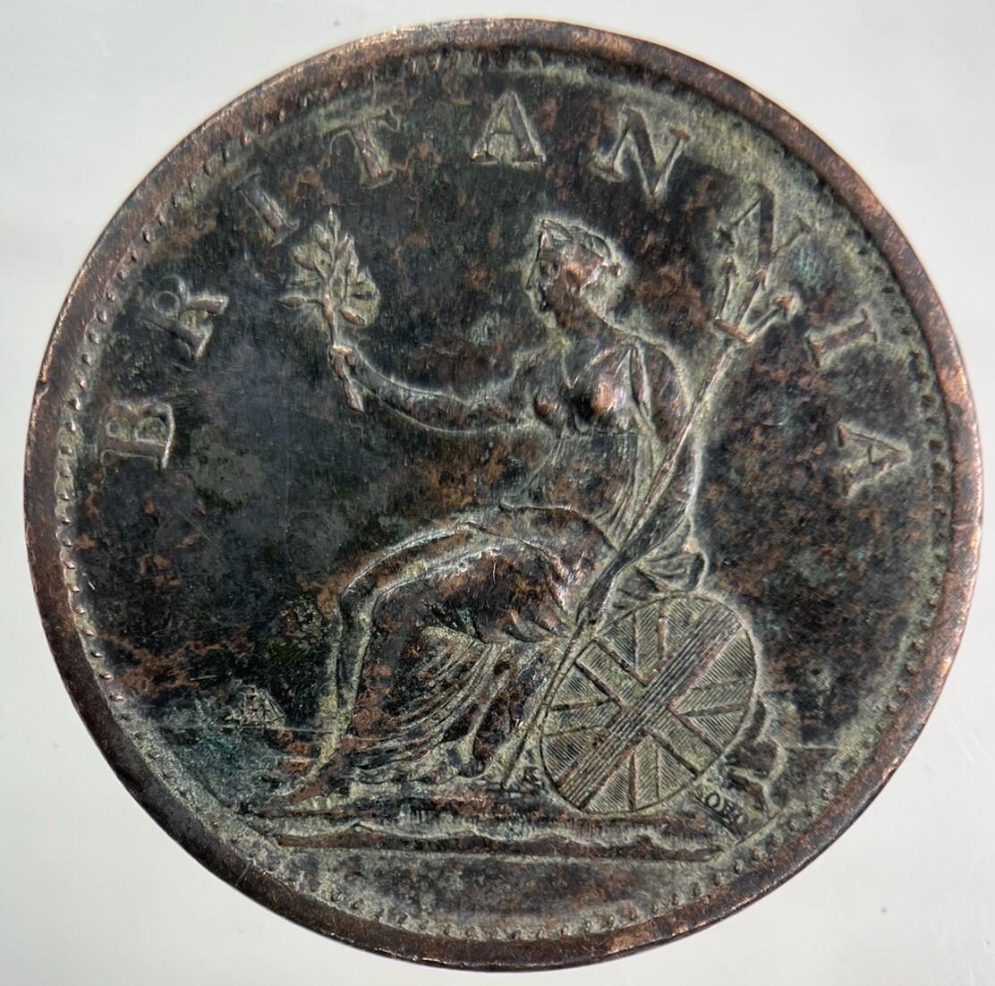 1807 George III 3rd One Penny Coin | Very High Grade