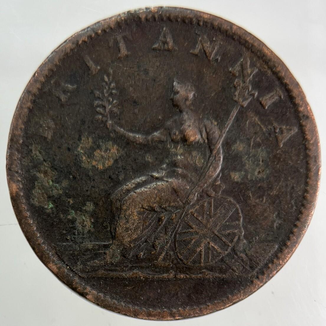 1807 George III 3rd Half-Penny Coin | Very High Grade
