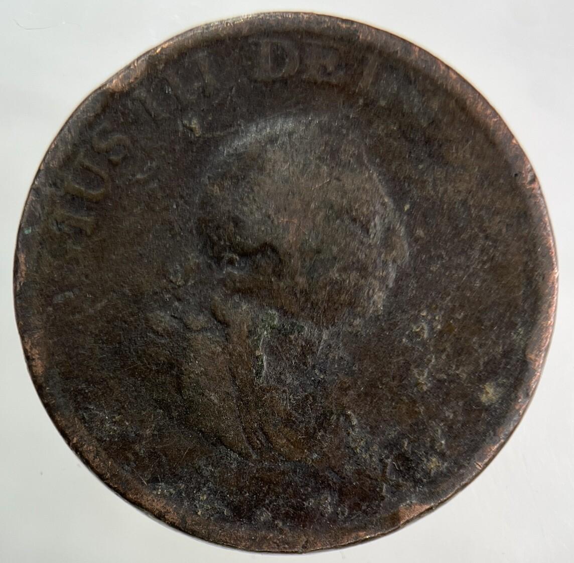 1799 George III 3rd Half-Penny Coin | Collectable Grade